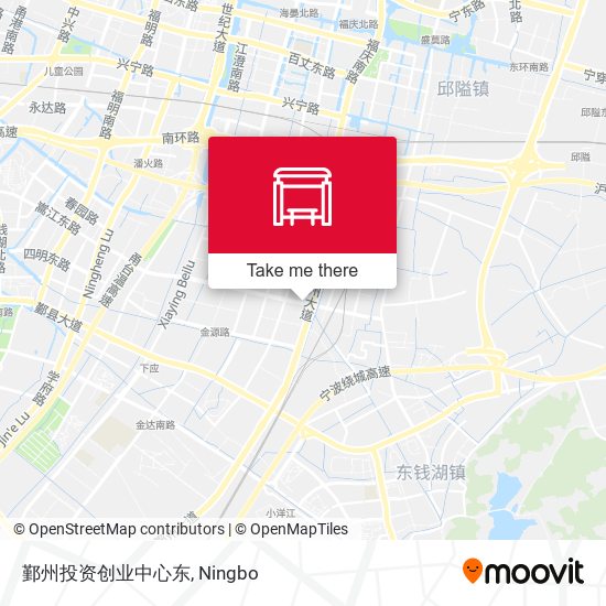 鄞州投资创业中心东 map