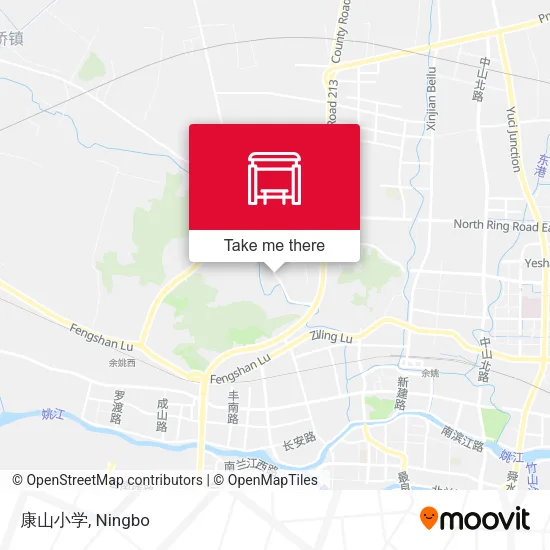 康山小学 map