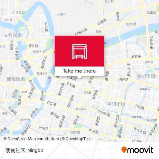 明南社区 map