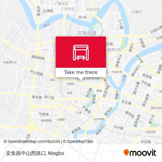 卖鱼路中山西路口 map