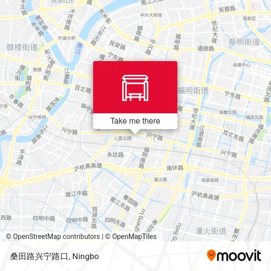 桑田路兴宁路口 map