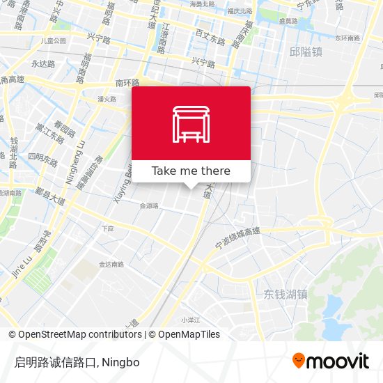 启明路诚信路口 map