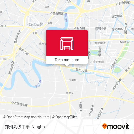 鄞州高级中学 map