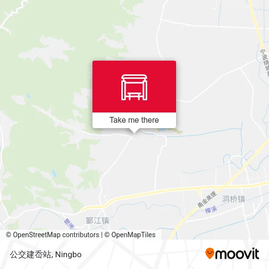 公交建岙站 map