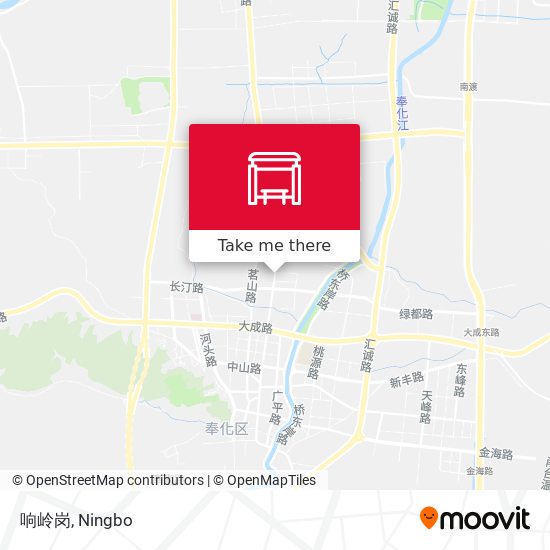 响岭岗 map