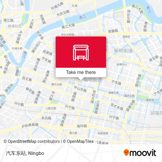 汽车东站 map