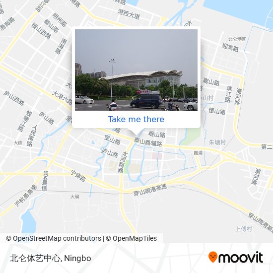 北仑体艺中心 map