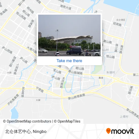 北仑体艺中心 map