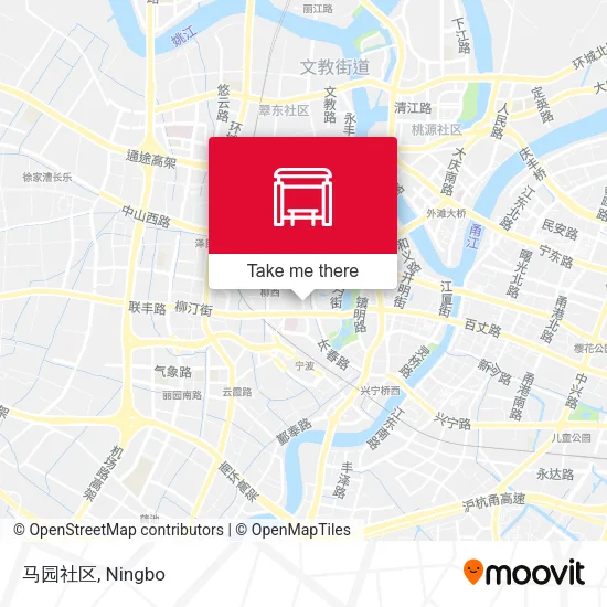 马园社区 map