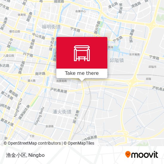渔金小区 map