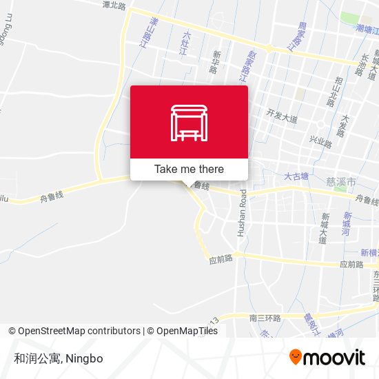 和润公寓 map