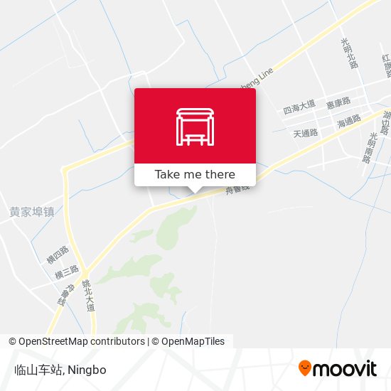 临山车站 map