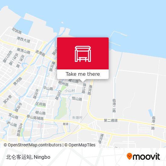北仑客运站 map