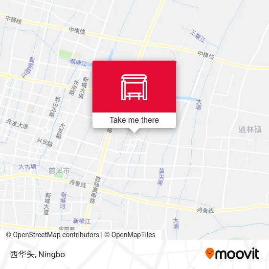 西华头 map