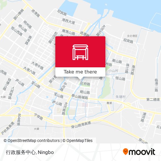 行政服务中心 map