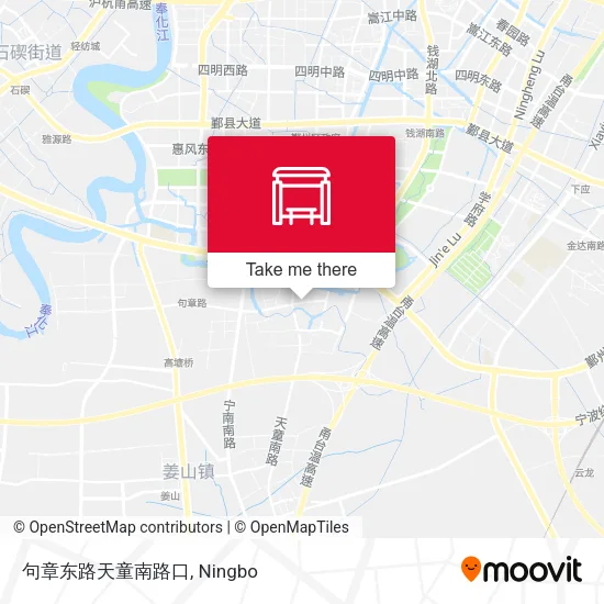 句章东路天童南路口 map