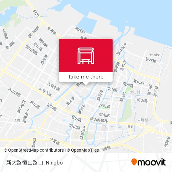 新大路恒山路口 map