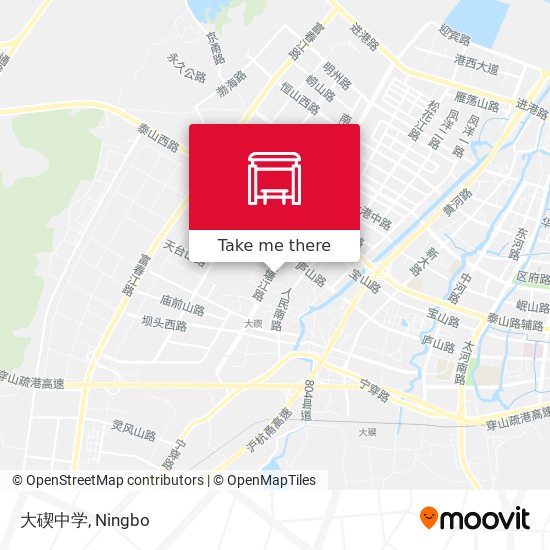大碶中学 map