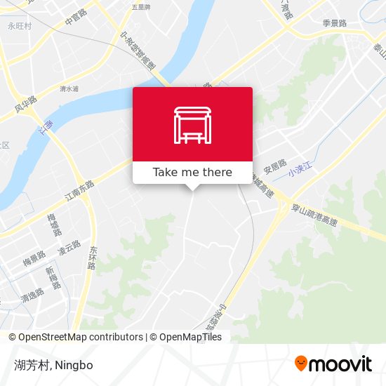 湖芳村 map
