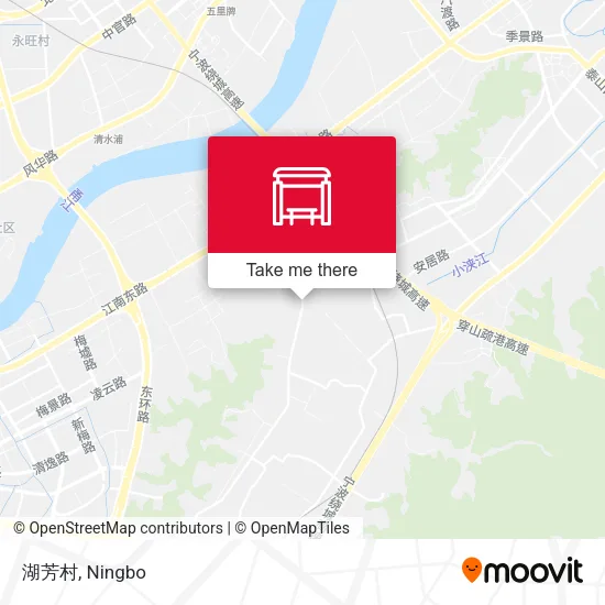 湖芳村 map