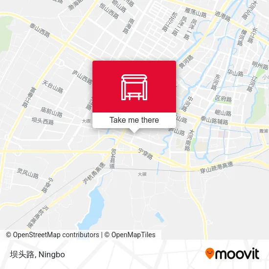 坝头路 map