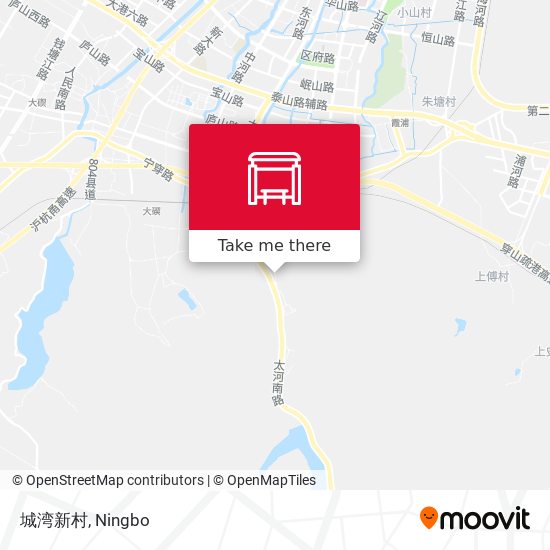 城湾新村 map