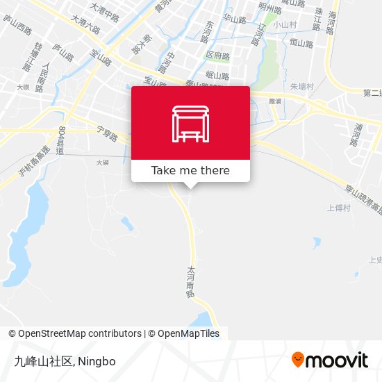 九峰山社区 map