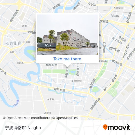 宁波博物馆 map