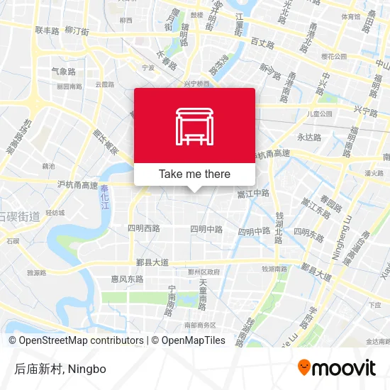 后庙新村 map