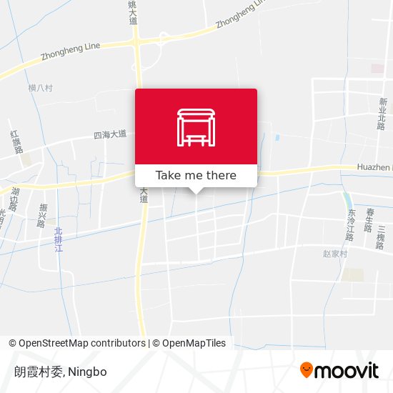 朗霞村委 map