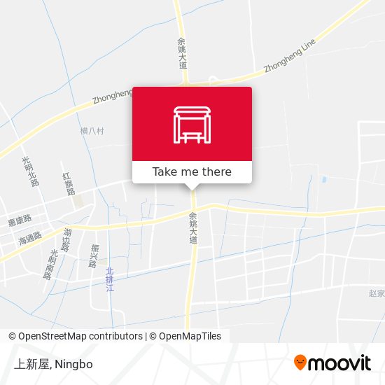 上新屋 map