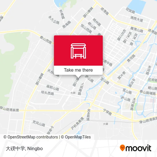 大碶中学 map
