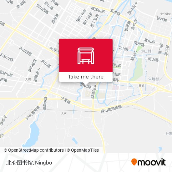 北仑图书馆 map