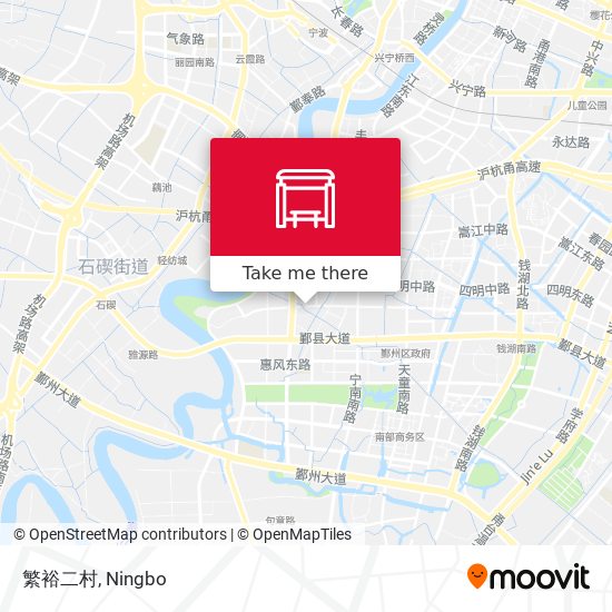 繁裕二村 map