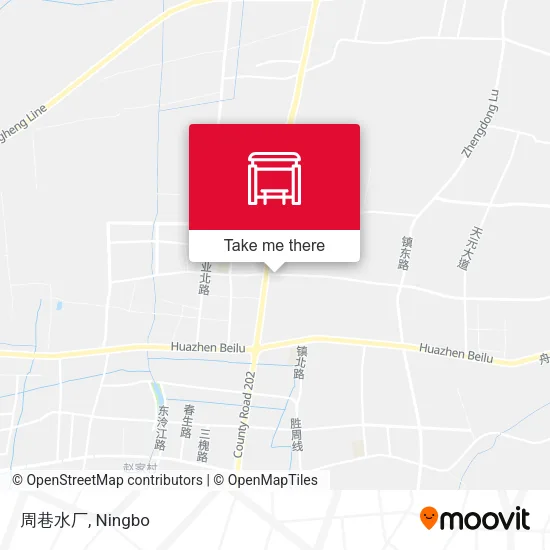 周巷水厂 map