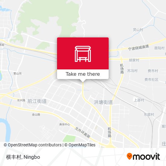 横丰村 map