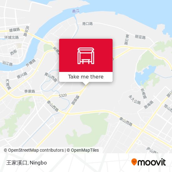 王家溪口 map
