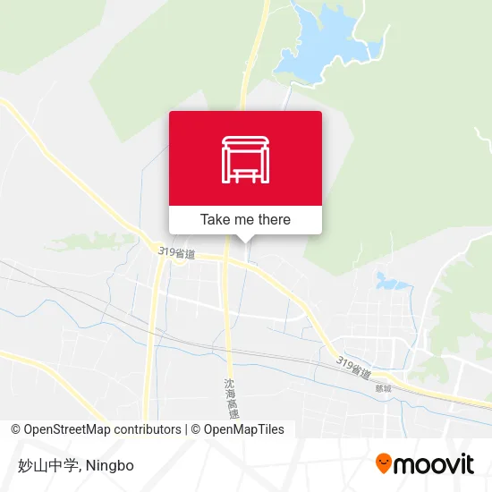 妙山中学 map