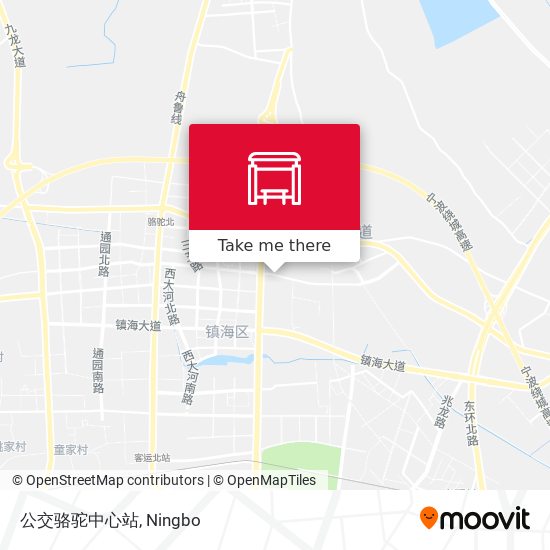 公交骆驼中心站 map