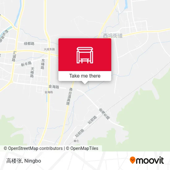 高楼张 map