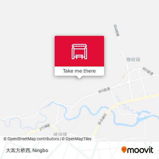 大嵩方桥西 map