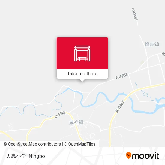 大嵩小学 map