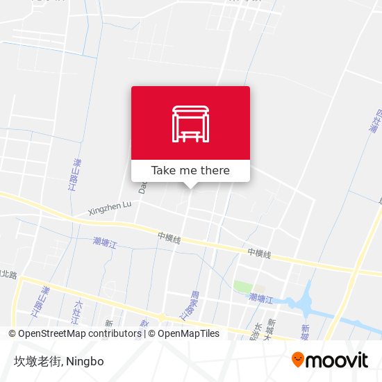 坎墩老街 map