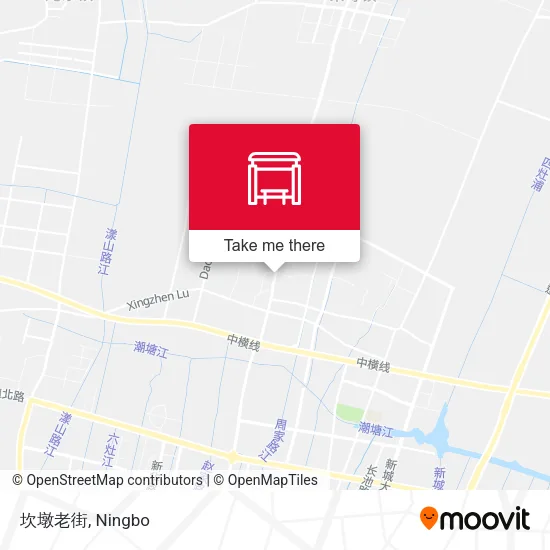 坎墩老街 map