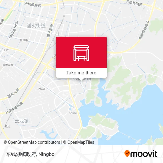 东钱湖镇政府 map