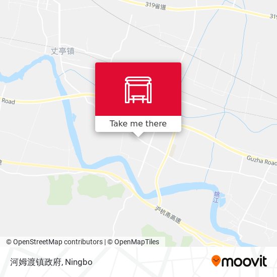 河姆渡镇政府 map