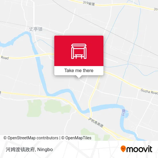 河姆渡镇政府 map