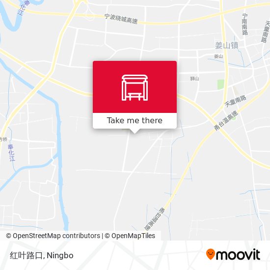 红叶路口 map