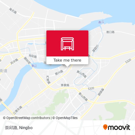 崇邱路 map