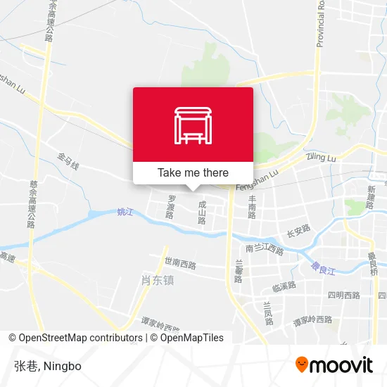 张巷 map